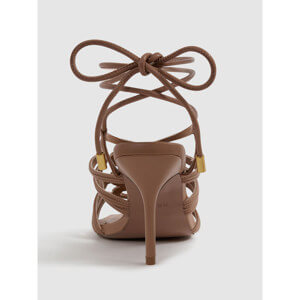 REISS KEIRA Strappy Open Toe Heeled Sandals